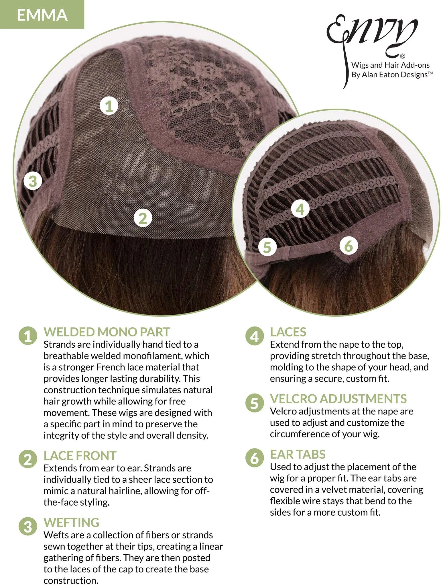Emma Wig by Envy | Human Hair Blend (Lace Front)