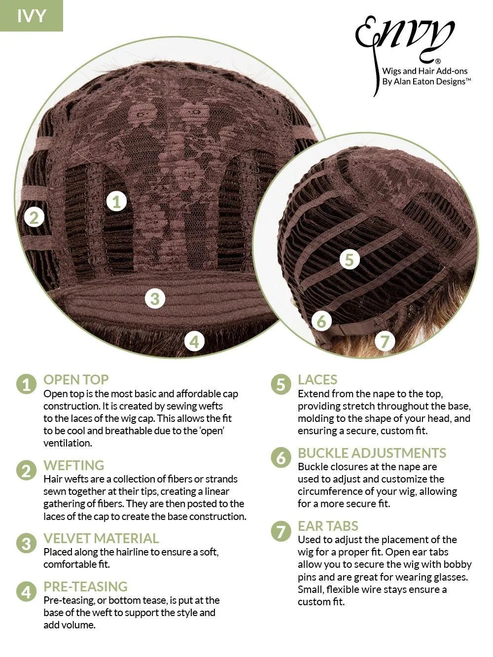 Ivy Wig by Envy | Synthetic (Open Top)