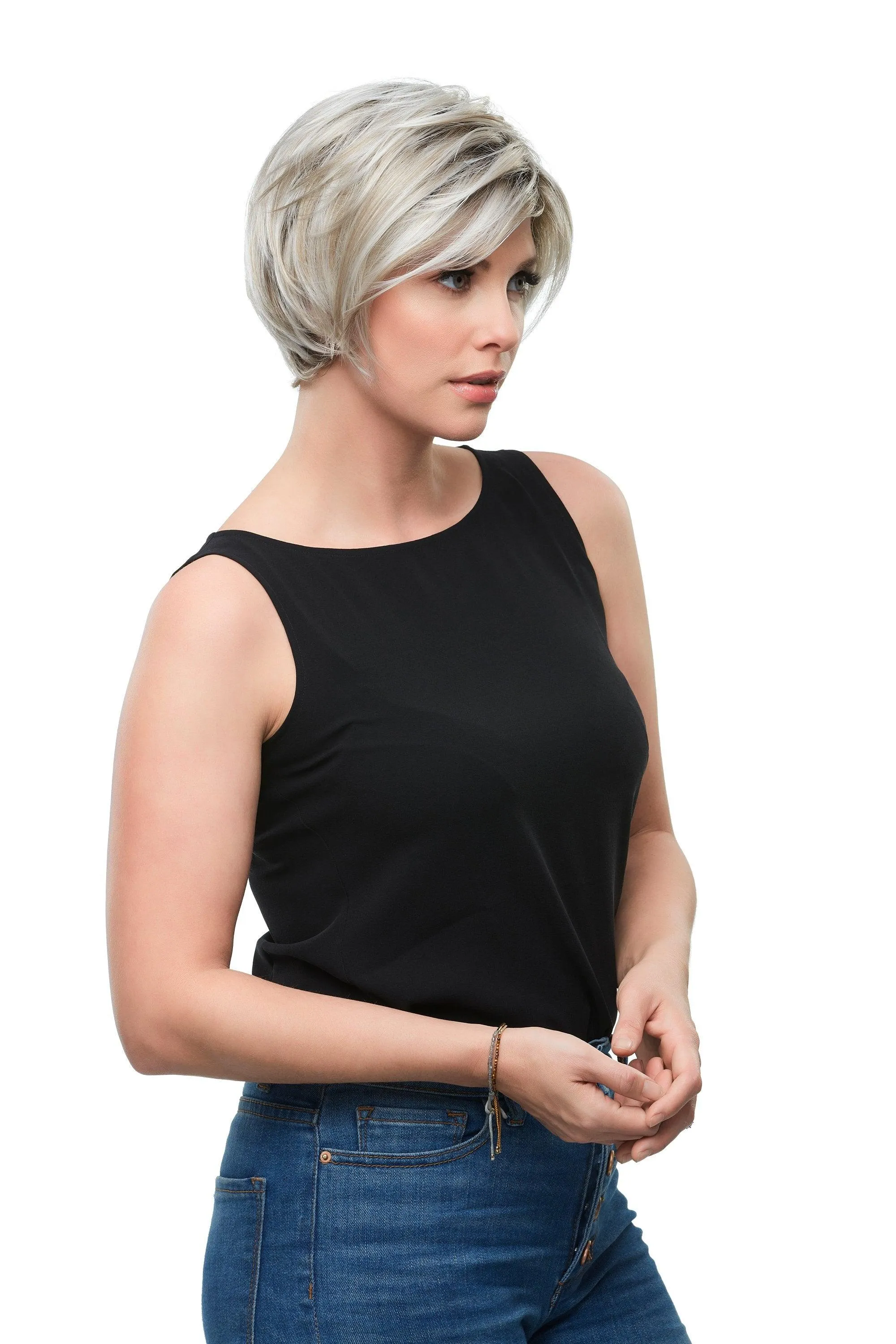 Petite Gabrielle Wig by Jon Renau | Synthetic (Lace Front Hand Tied Monofilament)